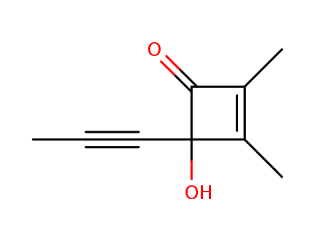 2-CYCLOBUTEN-1-ONE,4-HYDROXY-2,3-DIMETHYL-4-(1-PROPYNYL)-