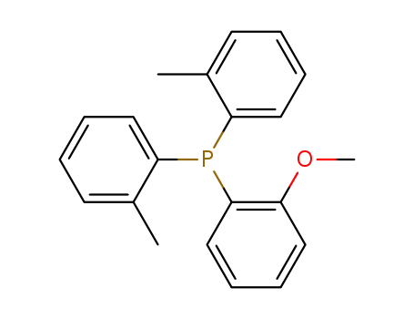 Molecular Structure of 35713-30-5 (Phosphine, (2-methoxyphenyl)bis(2-methylphenyl)-)