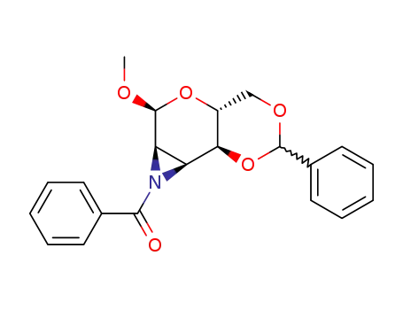 methyl 2,3-benzoylazanediyl-<i>O</i><sup>4</sup>,<i>O</i><sup>6</sup>-(<i>R</i>)-benzylidene-α-<i>D</i>-2,3-dideoxy-allopyranoside