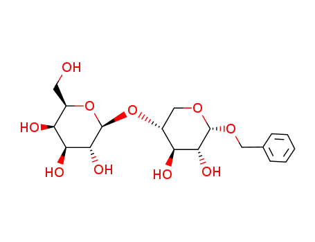 Molecular Structure of 469860-87-5 (Phenylmethyl 4-O-beta-D-galactopyranosyl-alpha-D-xylopyranoside)