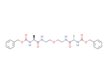 Molecular Structure of 668486-21-3 (8-Oxa-2,5,11,14-tetraazapentadecanedioic acid,
3,13-dimethyl-4,12-dioxo-, bis(phenylmethyl) ester, (3S,13S)-)