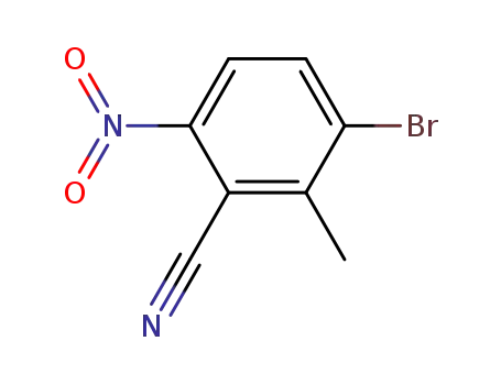 3-Bromo-2-methyl-6-nitrobenzonitrile