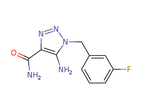 1H-1,2,3-Triazole-4-carboxamide, 5-amino-1-[(3-fluorophenyl)methyl]-