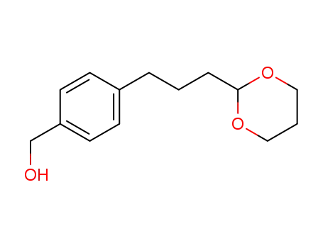 Benzenemethanol, 4-[3-(1,3-dioxan-2-yl)propyl]-