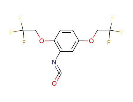 Benzene, 2-isocyanato-1,4-bis(2,2,2-trifluoroethoxy)-