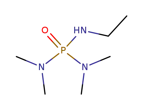 Molecular Structure of 10159-47-4 (Phosphoric triamide, N''-ethyl-N,N,N',N'-tetramethyl-)