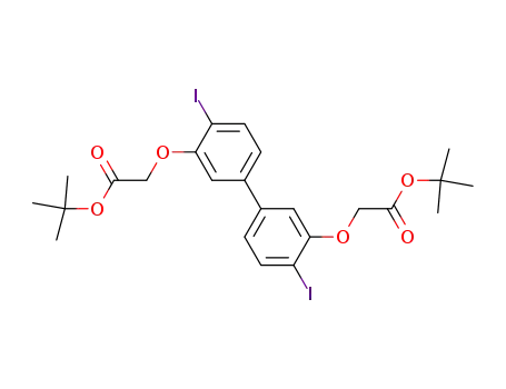 4,4'-diiodo-3,3'-di(tert-butoxycarbonyl-methoxy)biphenyl