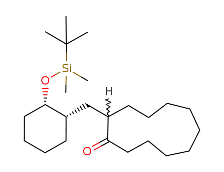 (2RS,1'S,2'S)-2-[2-(tert-butyldimethylsilyloxy)cyclohexylmethyl]cycloundecan-1-one
