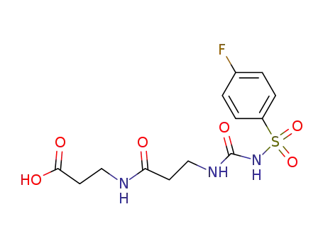 b-Alanine, N-[[[(4-fluorophenyl)sulfonyl]amino]carbonyl]-b-alanyl-