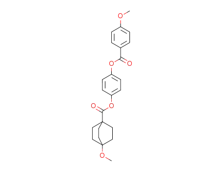 4-(4'-Methoxybenzoxy)phenyl-4-methoxybicyclo<2,2,2>oktan-1-carboxylat