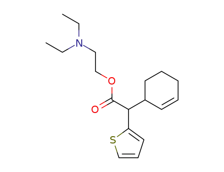 cyclohex-2-enyl-[2]thienyl-acetic acid-(2-diethylamino-ethyl ester)