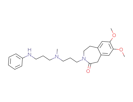 N-[3-(7,8-Dimethoxy-1,3,4,5-tetrahydro-2H-3-benzazepin-2-on-3-yl)-propyl]-N-(3-phenylaminopropyl)-methylamine