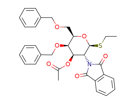ethyl 3-O-acetyl-4,6-di-O-benzyl-2-deoxy-2-phthalimido-1-thio-β-D-galactopyranoside