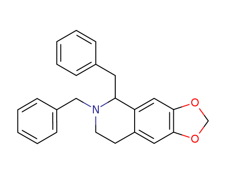 1,3-Dioxolo[4,5-g]isoquinoline,5,6,7,8-tetrahydro-5,6-bis(phenylmethyl)-