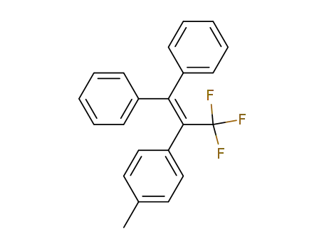 Benzene, 1-[2,2-diphenyl-1-(trifluoromethyl)ethenyl]-4-methyl-