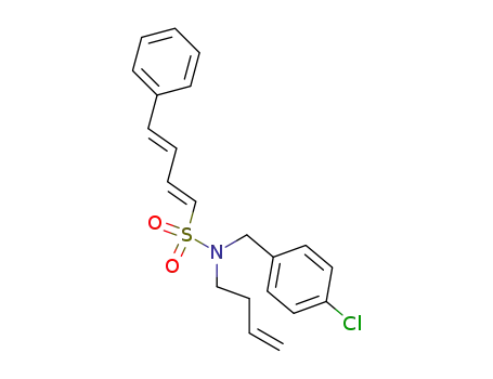 (1E,3E)-4-Phenyl-buta-1,3-diene-1-sulfonic acid but-3-enyl-(4-chloro-benzyl)-amide