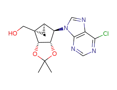 (1'R,2'R,3'S,4'R,5'S)-4-(6-chloropurine-9-yl)-1-(hydroxymethyl)bicyclo[3.1.0]hexane-2,3-(O-isopropylidene)