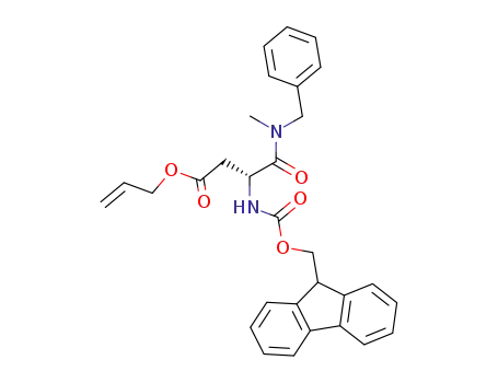 <i>N</i>-benzyl-3-(9<i>H</i>-fluoren-9-ylmethoxycarbonylamino)-<i>N</i>-methyl-succinamic acid allyl ester