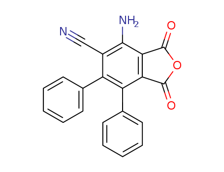 5-Isobenzofurancarbonitrile, 4-amino-1,3-dihydro-1,3-dioxo-6,7-diphenyl-