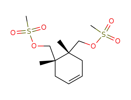 cis-1,2-Bis(methansulfonyloxymethyl)-1,2-dimethylcyclohex-4-en