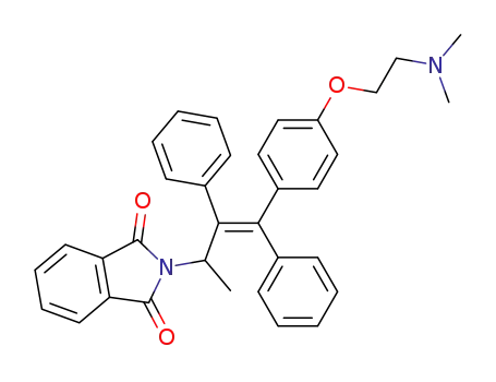 2-[2-{(E)-4-(4-(2-dimethylaminoethoxy)phenyl)-3,4-diphenyl-but-3-enyl}]isoindole-1,3-dione
