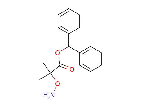 Molecular Structure of 77497-44-0 (diphenylmethyl 2-(aminooxy)-2-methylpropionate)