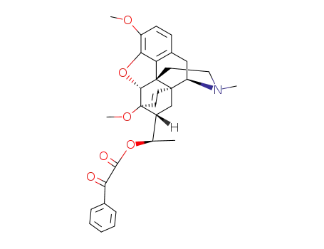oxo-phenyl-acetic acid (<i>R</i>)-1-(4,5α-epoxy-3,6-dimethoxy-17-methyl-6α,14α-etheno-morphinan-7α-yl)-ethyl ester