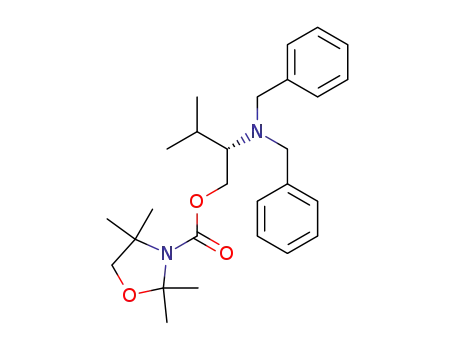 2,2,4,4-Tetramethyl-oxazolidine-3-carboxylic acid (S)-2-dibenzylamino-3-methyl-butyl ester