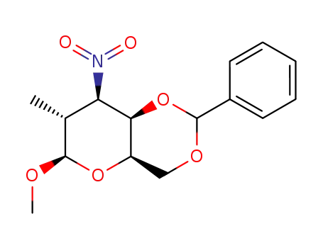 methyl 4,6-O-benzylidene-2,3-dideoxy-2-C-methyl-3-nitro-β-D-galactopyranoside