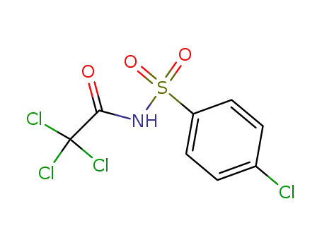 Molecular Structure of 36679-67-1 (Acetamide, 2,2,2-trichloro-N-[(4-chlorophenyl)sulfonyl]-)