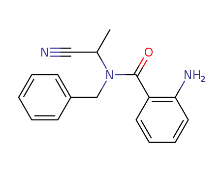 2-Amino-N-benzyl-N-(cyano-methyl-methyl)-benzamide