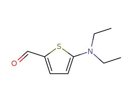 Molecular Structure of 51082-93-0 (5-DIETHYLAMINO-THIOPHENE-2-CARBALDEHYDE)
