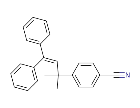 Benzonitrile, 4-(1,1-dimethyl-3,3-diphenyl-2-propenyl)-