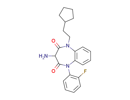 3-amino-1-N-(2-cyclopentylethyl)-2,4-dioxo-5-N-(2-fluorophenyl)-2,3,4,5-tetrahydro-1H-1,5-benzodiazepine