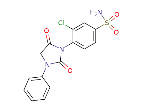 Benzenesulfonamide, 3-chloro-4-(2,5-dioxo-3-phenyl-1-imidazolidinyl)-
