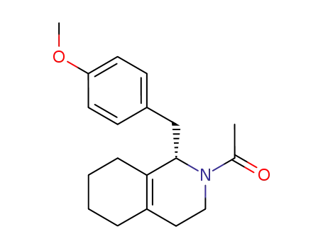 (S)-(+)-N-acetyl-1-(p-methoxybenzyl)-1,2,3,4,5,6,7,8-octahydroisoquinoline
