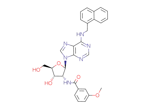 N<sup>6</sup>-(1-naphthalenemethyl)-2'-deoxy-2'-(3-methoxybenzamido)adenosine