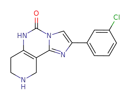 2-(3-chloro-phenyl)-6,7,8,9-tetrahydro-5<i>H</i>-1,3a,5,8-tetraaza-cyclopenta[<i>a</i>]naphthalen-4-one