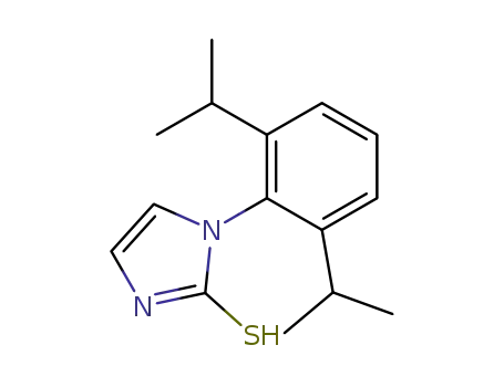 Molecular Structure of 25372-38-7 (2H-Imidazole-2-thione, 1-[2,6-bis(1-methylethyl)phenyl]-1,3-dihydro-)