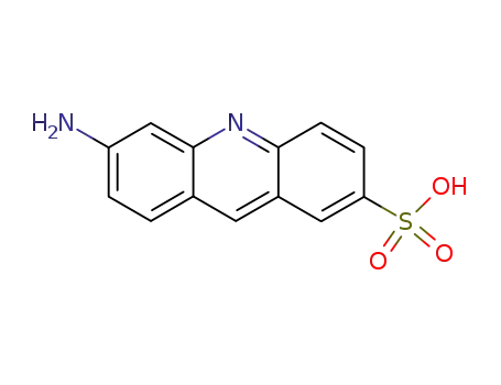 Molecular Structure of 64046-86-2 (6-Amino-2-acridinesulfonic acid)