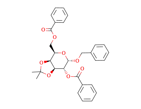 Benzyl 2,6-Di-O-benzoyl-3,4-O-isopropylidene-α-D-galactopyranoside