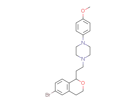 1-(4-methoxyphenyl)-4-[2-(6-bromoisochroman-1-yl)ethyl]piperazine