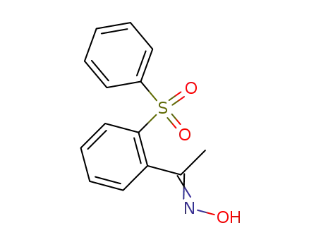 1-[2-(Phenylsulfonyl)phenyl]ethanone oxime