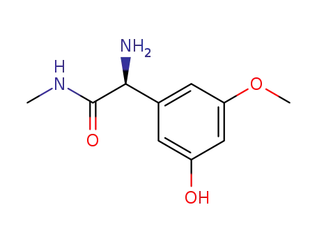 2-amino-2-(3-hydroxy-5-methoxy-phenyl)-<i>N</i>-methyl-acetamide