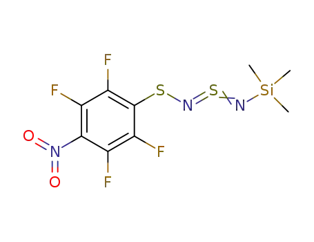 1-(4-nitro-2,3,5,6-tetrafluorophenyl)-4-trimethylsilyl-2,4-diaza-1,3-dithia-2,3-butadiene