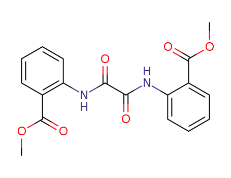 Molecular Structure of 23949-70-4 (Benzoic acid, 2,2'-[(1,2-dioxo-1,2-ethanediyl)diimino]bis-, dimethyl
ester)