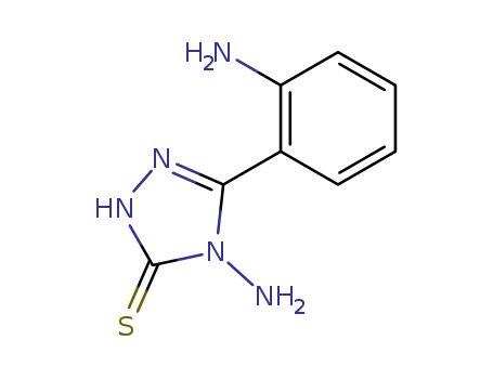 3H-1,2,4-Triazole-3-thione, 4-amino-5-(2-aminophenyl)-2,4-dihydro-