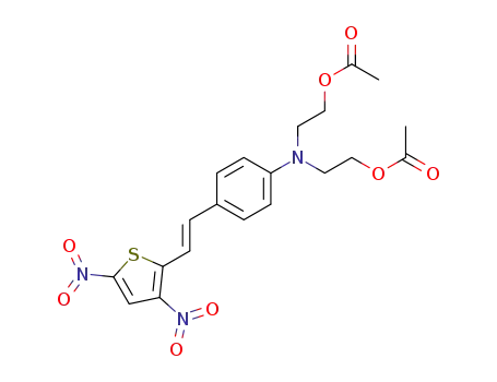 2-{[4-Bis(acetoxyethyl)phenyl]ethenyl}-3,5-dinitrothiophene