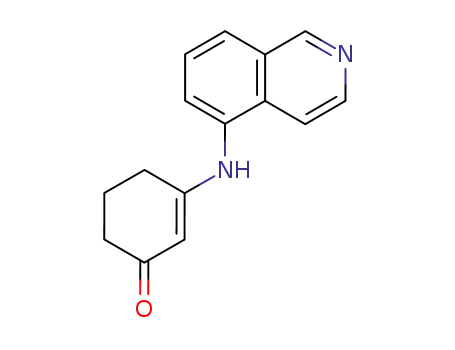 Molecular Structure of 271778-96-2 (3-[5'-isoquinolinylamino]cyclohex-2-en-1-one)