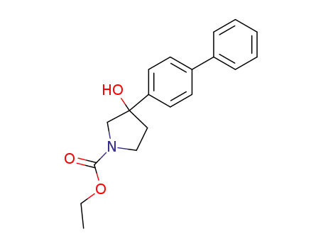 ethyl 3-(4-biphenylyl)-3-hydroxy-1-pyrrolidinecarboxylate